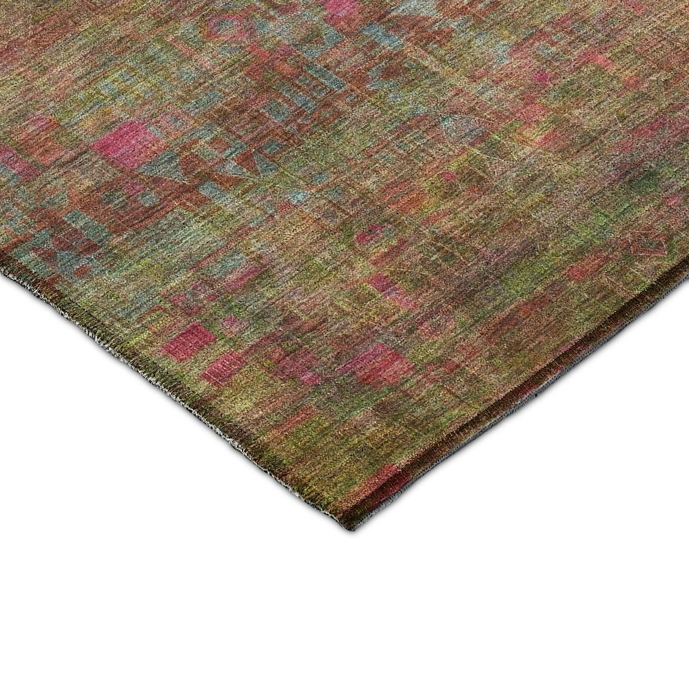 Luxury Washable Indoor/Outdoor Burano Cactus 1'8" x 2'6" Rug