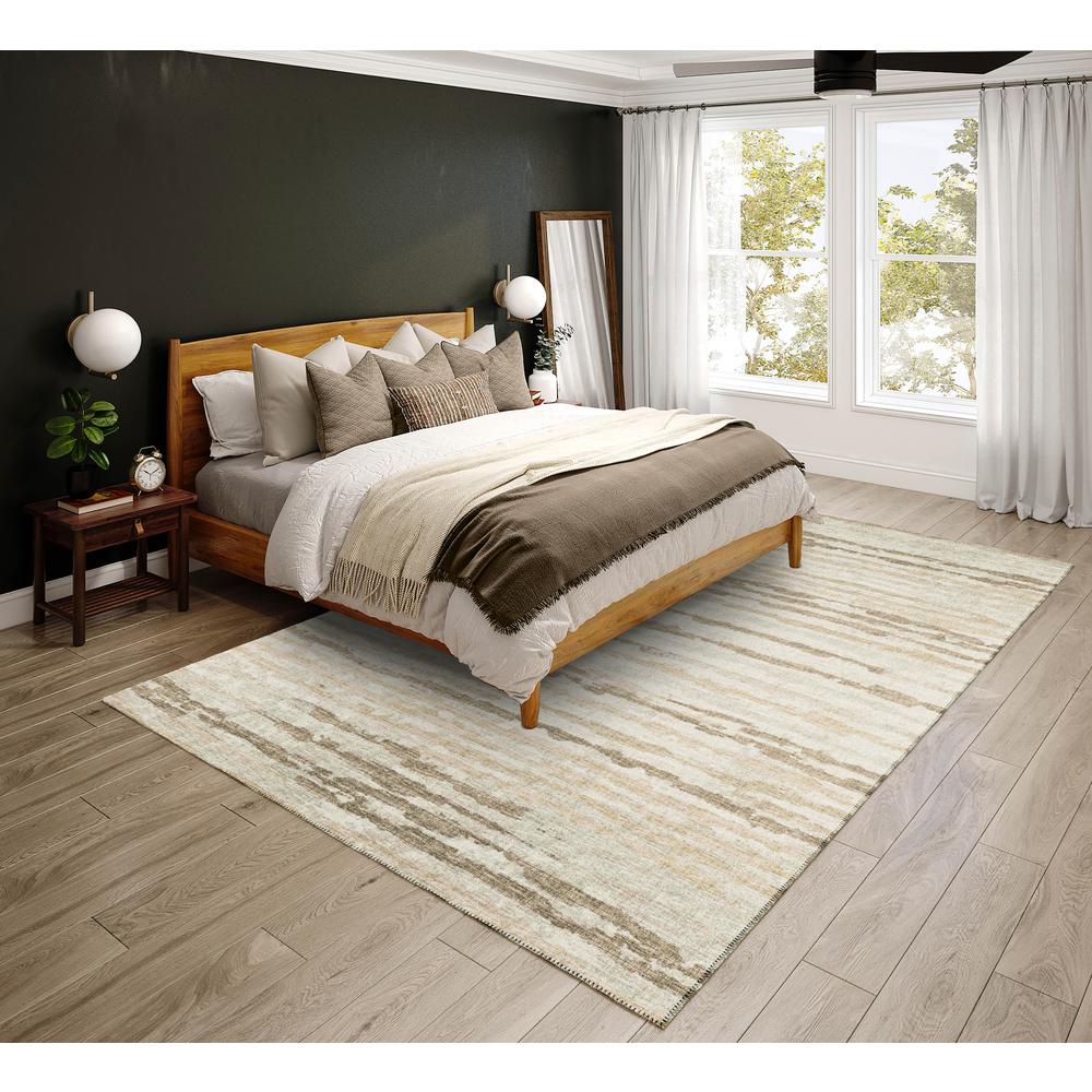 Bravado Baja Contemporary Stripe 10' x 14' Area Rug Baja ABV34