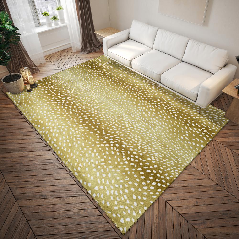 Safari Gilded Animal Animal Print 10' x 14' Area Rug Gilded ASF33
