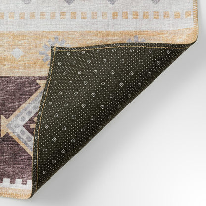 Indoor/Outdoor Sedona SN12 Goldenrod Washable 1'8" x 2'6" Rug