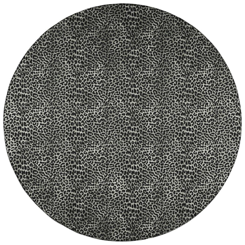Indoor/Outdoor Mali ML2 Midnight Washable 10' x 10' Round Rug