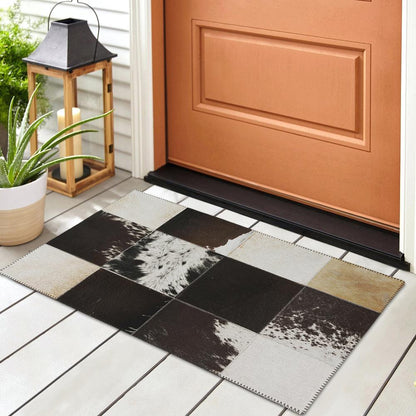 Indoor/Outdoor Durango SS10 Midnight Washable 1'8" x 2'6" Rug
