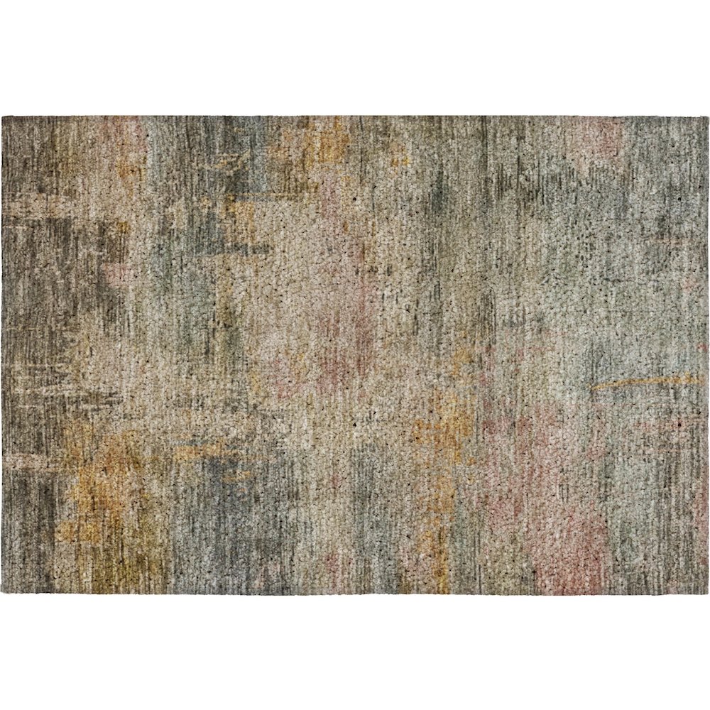 Luxury Washable Indoor/Outdoor Kochi Granite 1'8" x 2'6" Rug