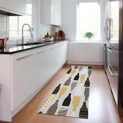 Indoor/Outdoor Kendall KE12 Silver Washable 2'3" x 7'6" Runner Rug