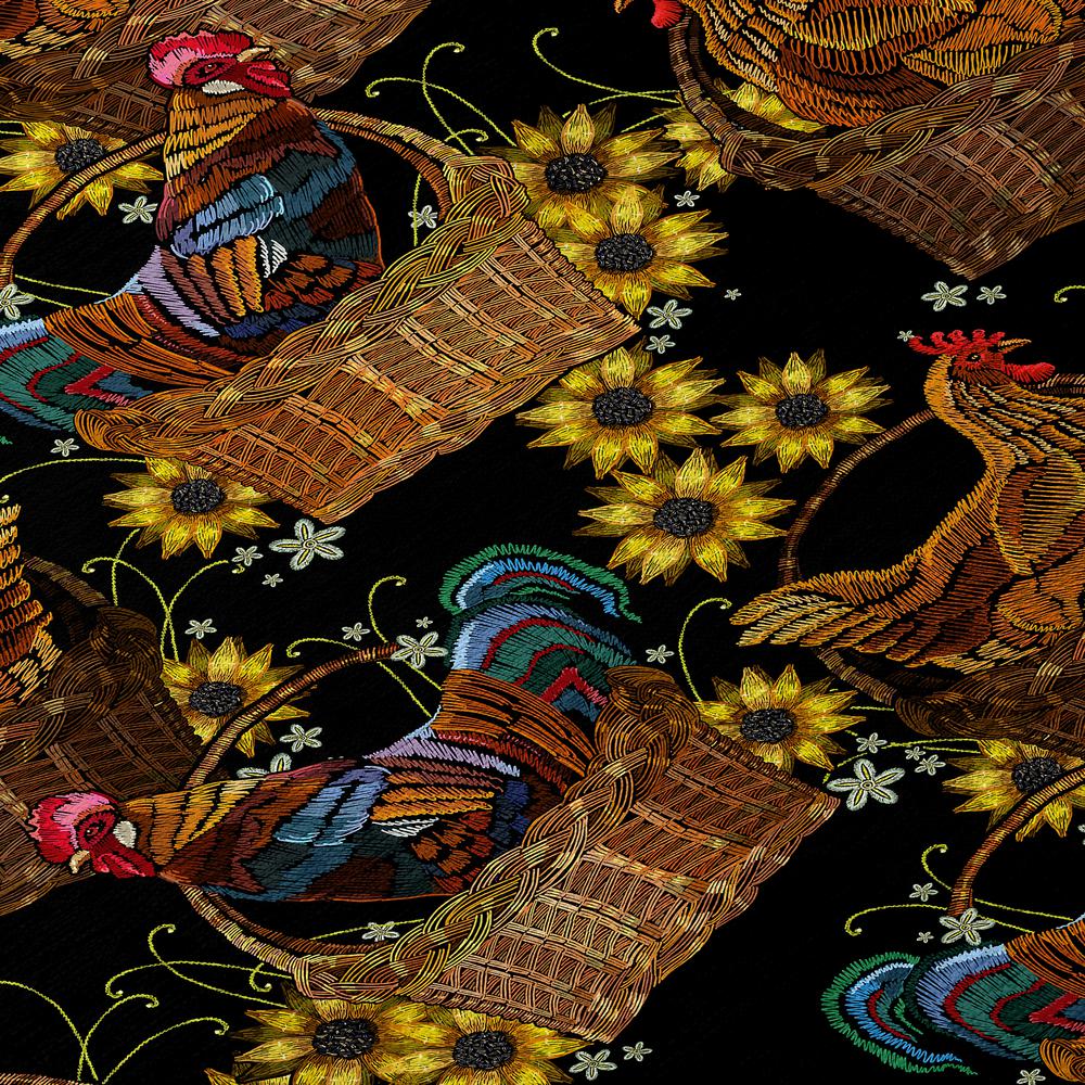 Indoor/Outdoor Kendall KE2 Black Washable 10' x 14' Rug