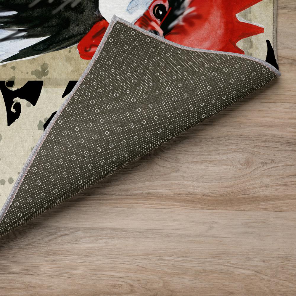 Indoor/Outdoor Kendall KE3 Khaki Washable 10' x 14' Rug