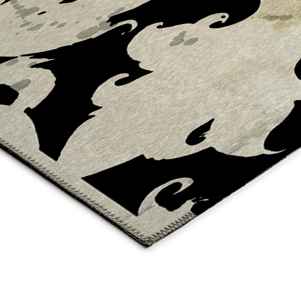 Indoor/Outdoor Kendall KE3 Khaki Washable 10' x 14' Rug