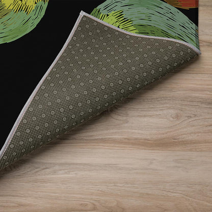 Indoor/Outdoor Kendall KE8 Black Washable 10' x 14' Rug