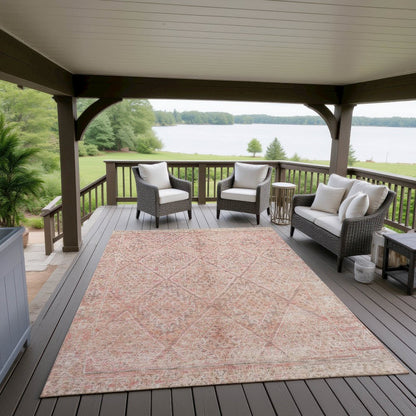 Indoor/Outdoor Karaj Pink 2'6" x 3'10" Rug