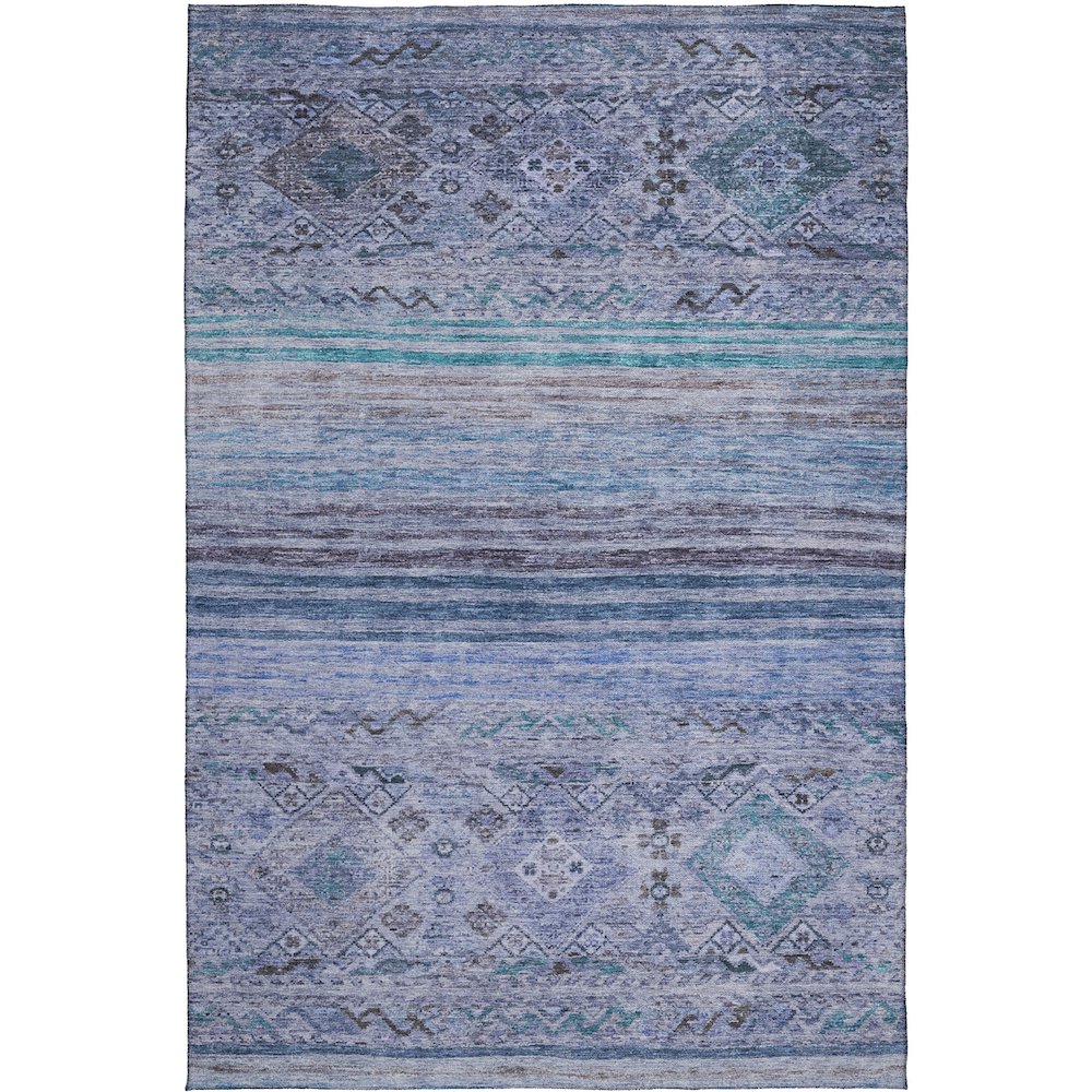 Indoor/Outdoor Karaj Blue 2'6" x 3'10" Rug