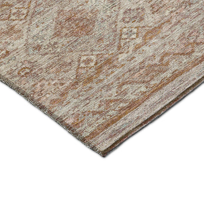 Indoor/Outdoor Karaj Copper 1'8" x 2'6" Rug