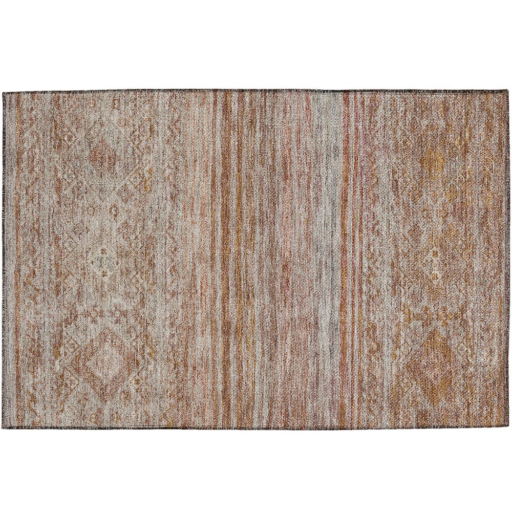 Indoor/Outdoor Karaj Copper 1'8" x 2'6" Rug