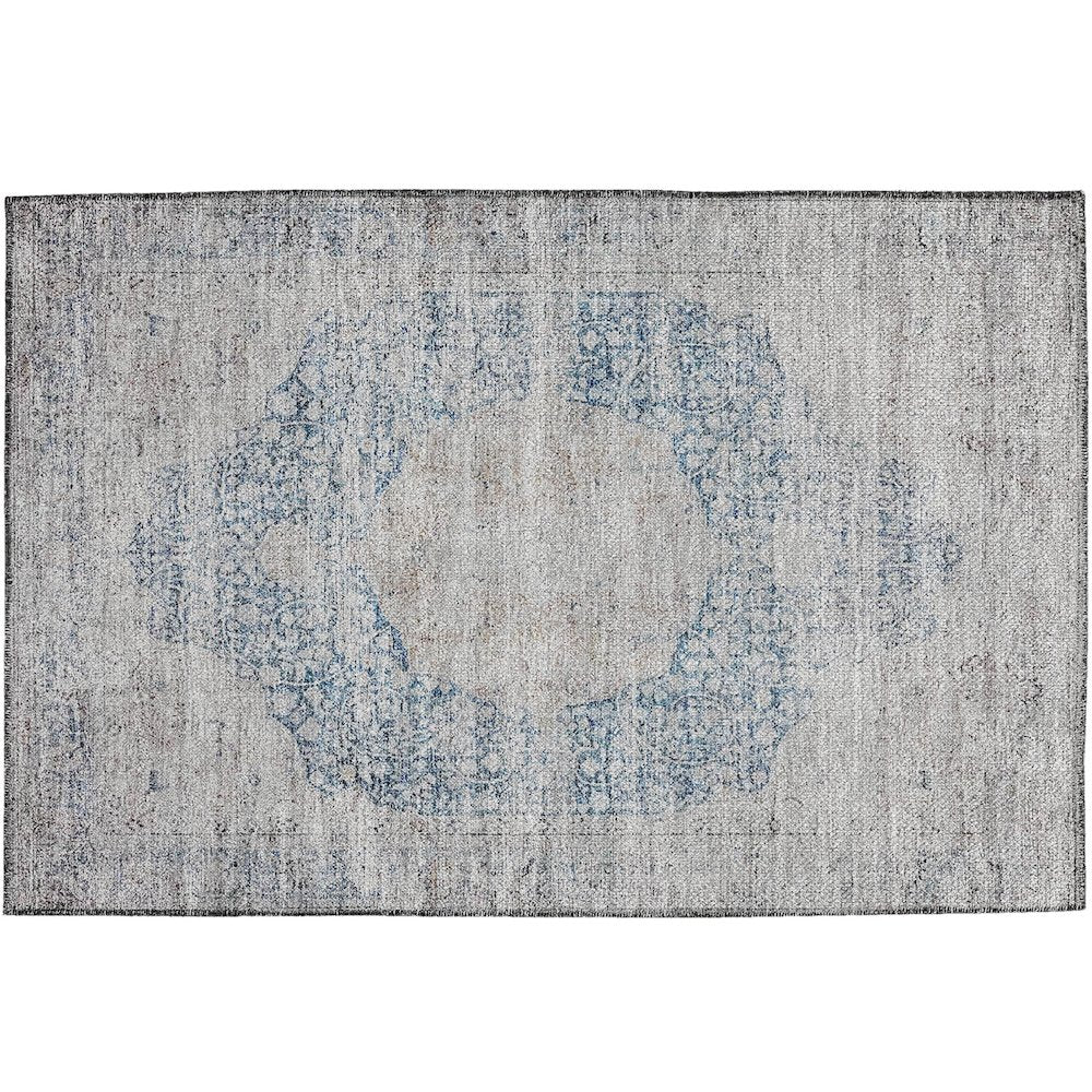 Indoor/Outdoor Karaj Blue 1'8" x 2'6" Rug