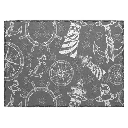 Indoor/Outdoor Harpswell AHP39 Smoke Washable 1'8" x 2'6" Rug