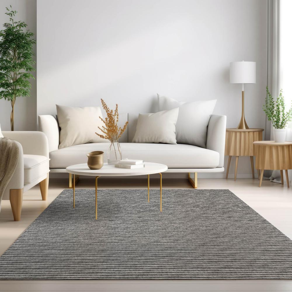 Indoor/Outdoor Laidley LA1 Grey Washable 10' x 14' Rug