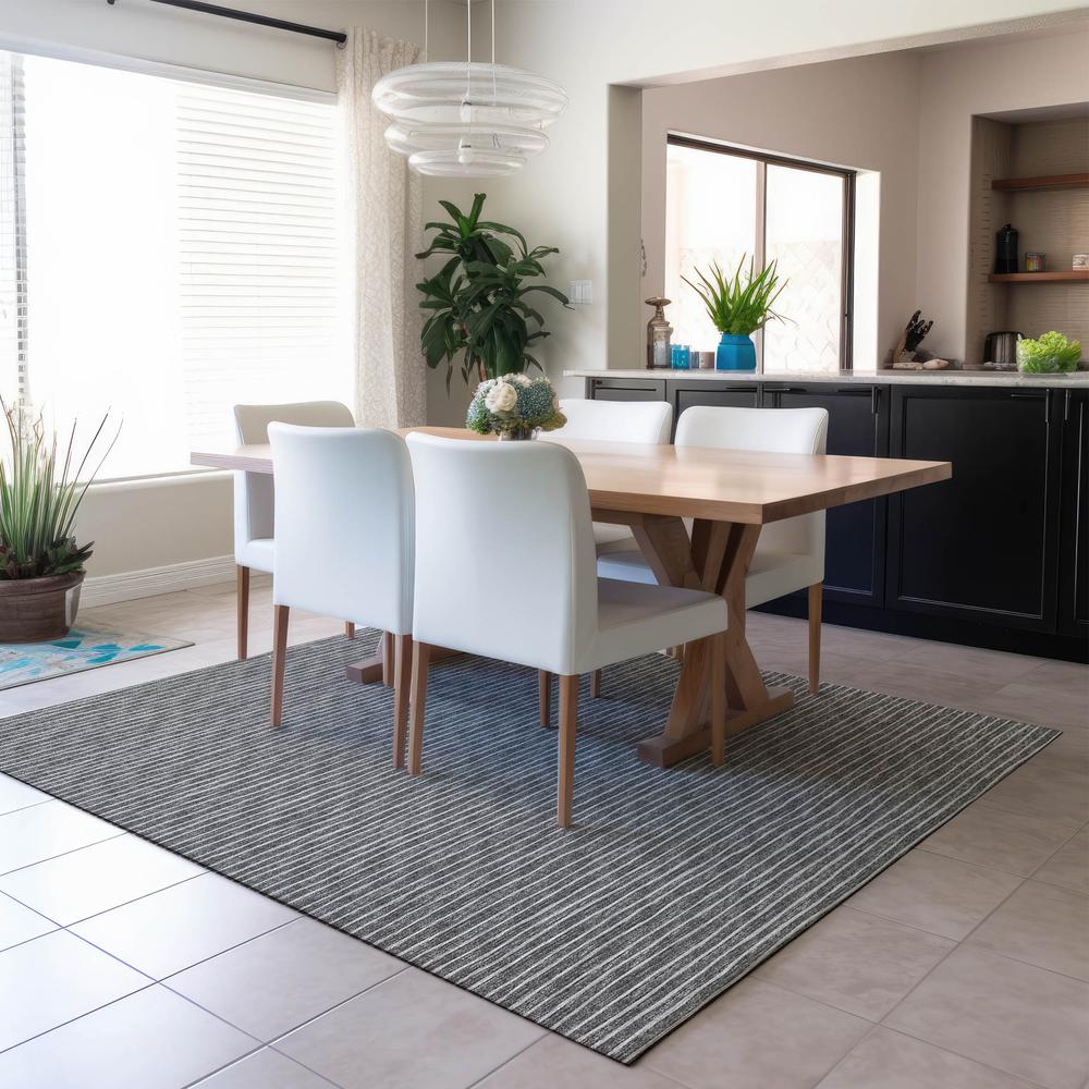 Indoor/Outdoor Laidley LA1 Grey Washable 10' x 14' Rug