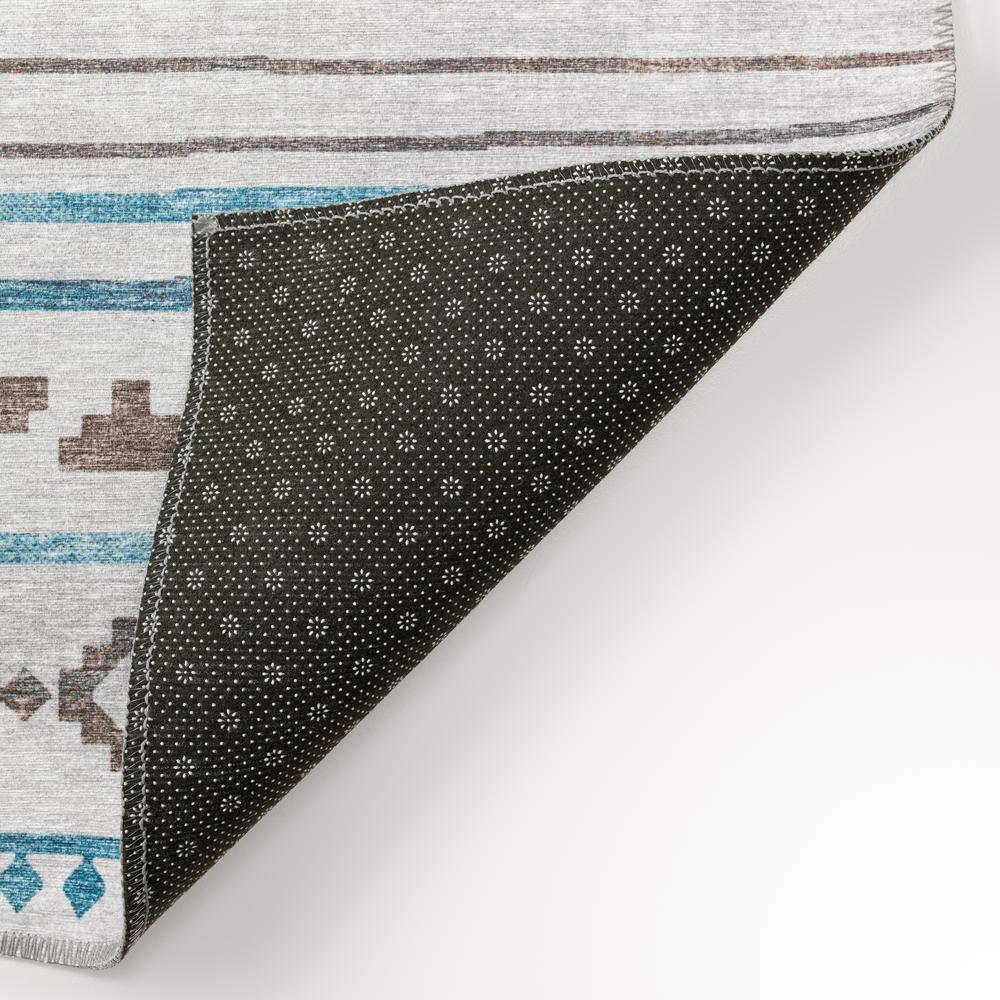 Yuma Gray Bohemian Southwest 1'8" x 2'6" Accent Rug Gray AYU40