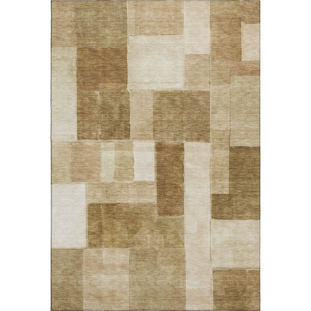 Machine Washable Indoor/Outdoor Neo Terracotta 2'6" x 3'10" Rug