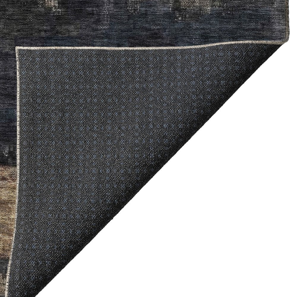 Indoor/Outdoor Nouveau Charcoal 1'8" x 2'6" Rug