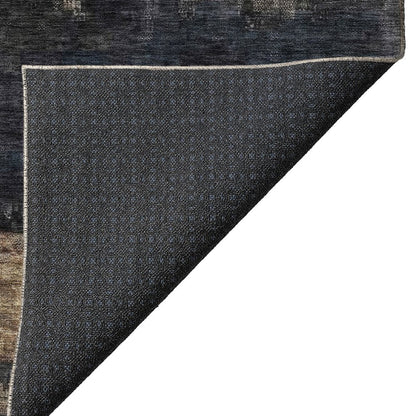 Indoor/Outdoor Nouveau Charcoal 1'8" x 2'6" Rug