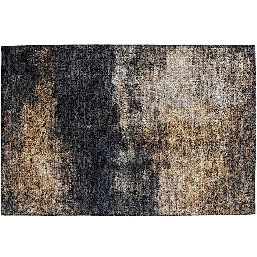 Indoor/Outdoor Nouveau Charcoal 1'8" x 2'6" Rug