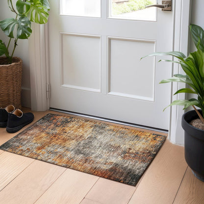 Indoor/Outdoor Nouveau Paprika 1'8" x 2'6" Rug