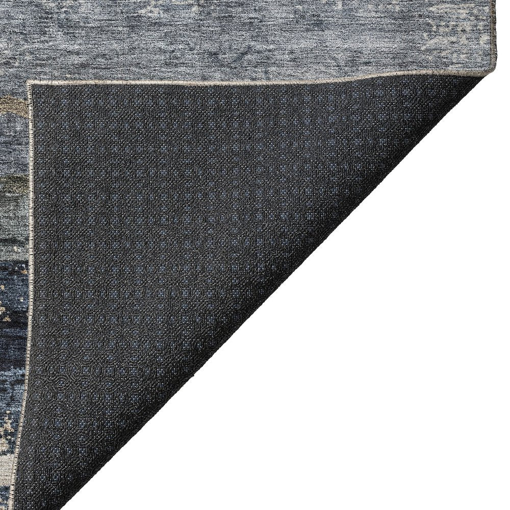 Indoor/Outdoor Nouveau Navy 1'8" x 2'6" Rug