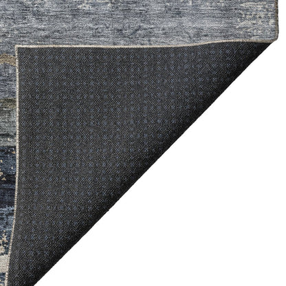 Indoor/Outdoor Nouveau Navy 1'8" x 2'6" Rug