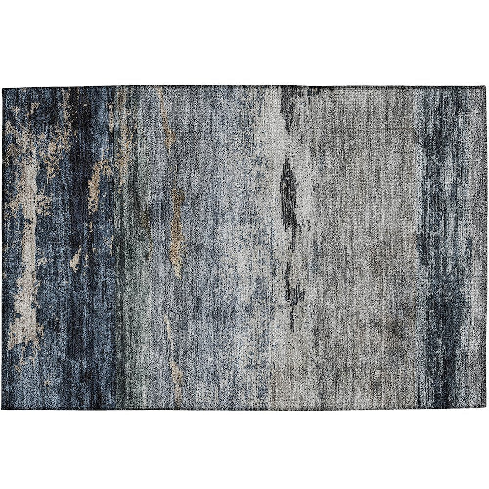 Indoor/Outdoor Nouveau Navy 1'8" x 2'6" Rug