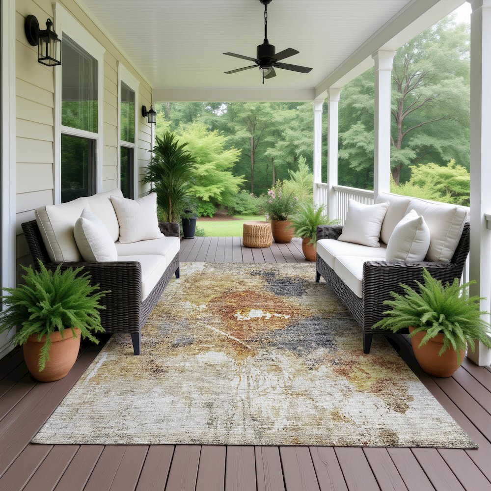 Indoor/Outdoor Nouveau Taupe 2'6" x 3'10" Rug