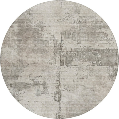Indoor/Outdoor Nouveau Linen 8' x 8' Round Rug