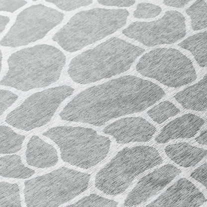 Safari Grey Animal Animal Print 1'8" x 2'6" Accent Rug Grey ASF34