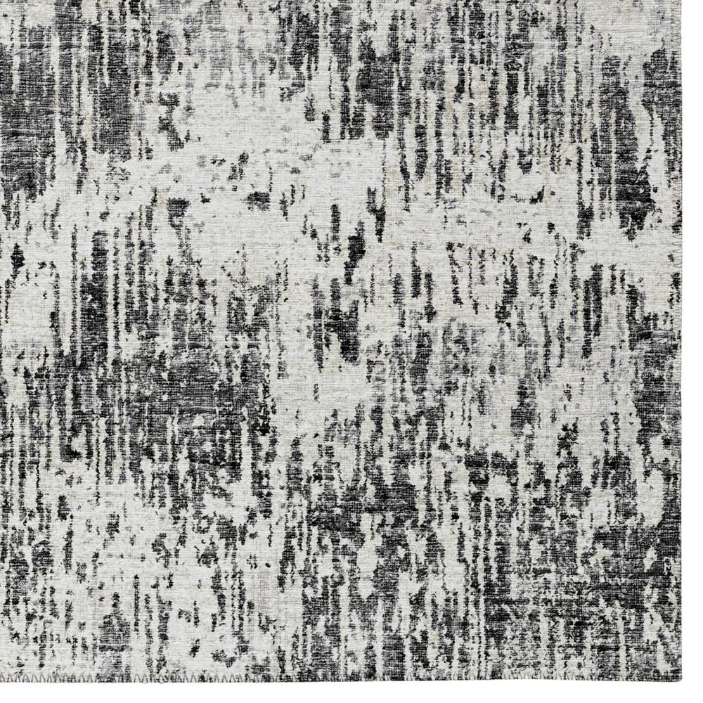 Indoor/Outdoor Accord AAC31 Gray Washable 10' x 14' Rug