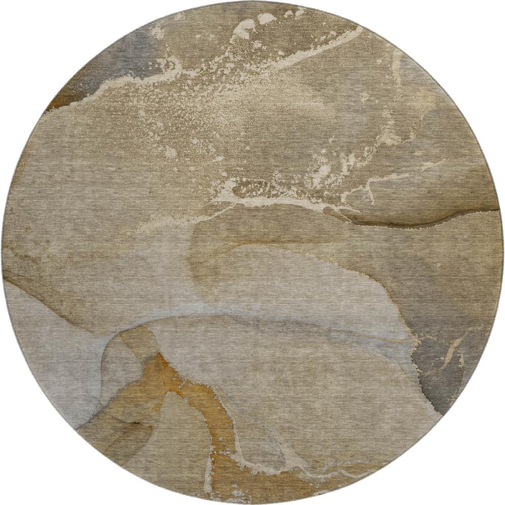 Luxury Washable Odyssey OY10 Chocolate 8' x 8' Rug