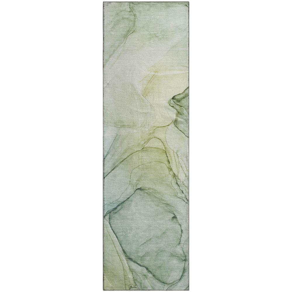 Luxury Washable Odyssey OY2 Aloe 2'3" x 7'6" Rug