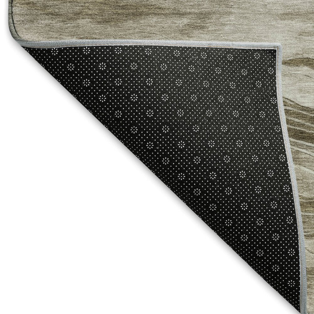 Machine Washable Indoor/Outdoor Pacifica Brown 1'8" x 2'6" Rug