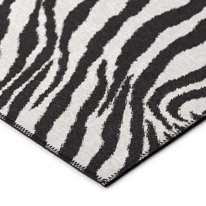 Safari Pearl Animal Animal Print 1'8" x 2'6" Accent Rug Pearl ASF31