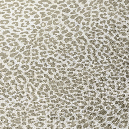 Safari Taupe Animal Animal Print 1'8" x 2'6" Accent Rug Taupe ASF32