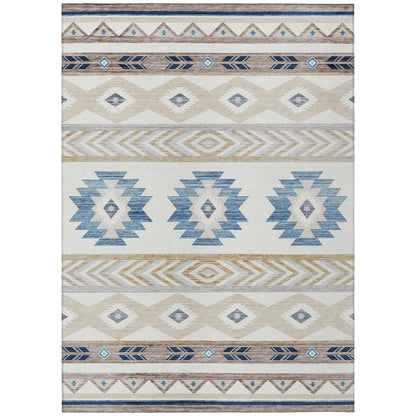 Indoor/Outdoor Phoenix PH3 Ivory Washable 2'6" x 3'10" Rug