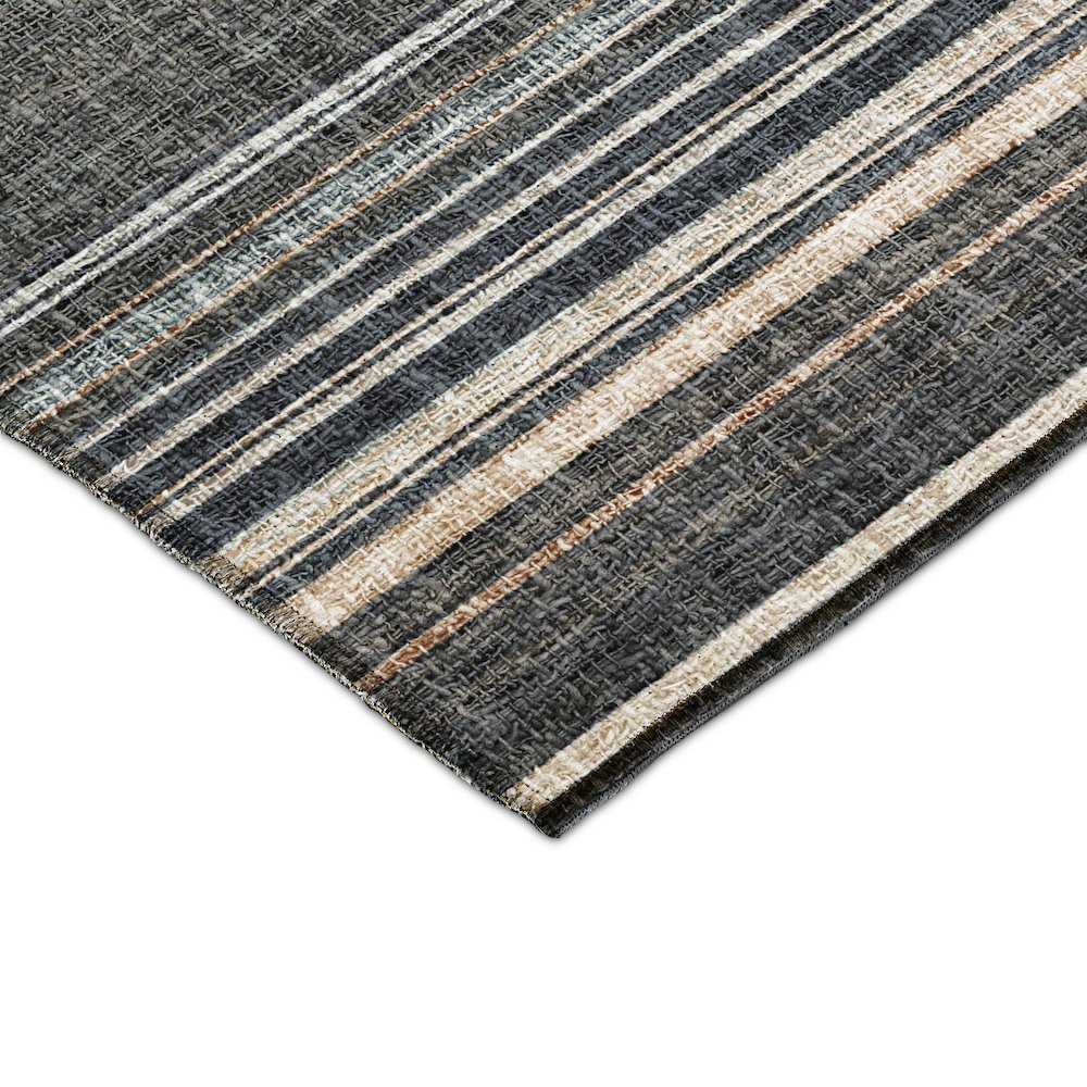 Luxury Washable Indoor/Outdoor Portico Chocolate 1'8" x 2'6" Rug