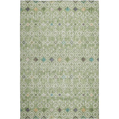 Luxury Washable Indoor/Outdoor Portico Aloe 2'6" x 3'10" Rug