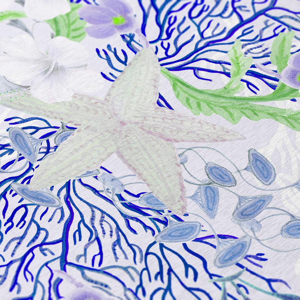 Indoor/Outdoor Seabreeze SZ1 Lavender Washable 1'8" x 2'6" Rug