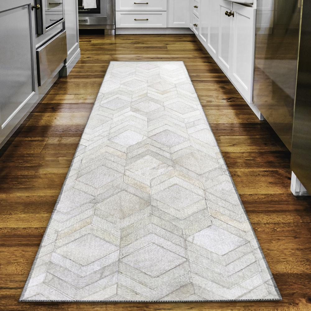 Indoor/Outdoor Durango SS5 Linen Washable 2'3" x 7'6" Runner Rug