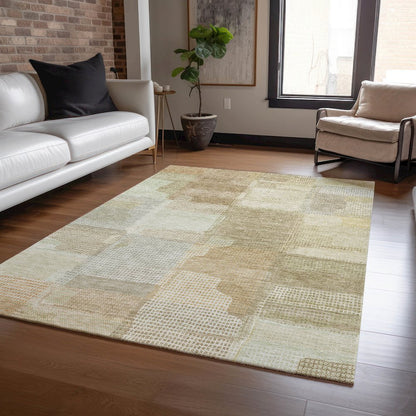 Luxury Washable Indoor/Outdoor Ravenna Beige 2'6" x 3'10" Rug
