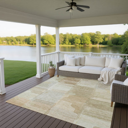 Luxury Washable Indoor/Outdoor Ravenna Beige 2'6" x 3'10" Rug