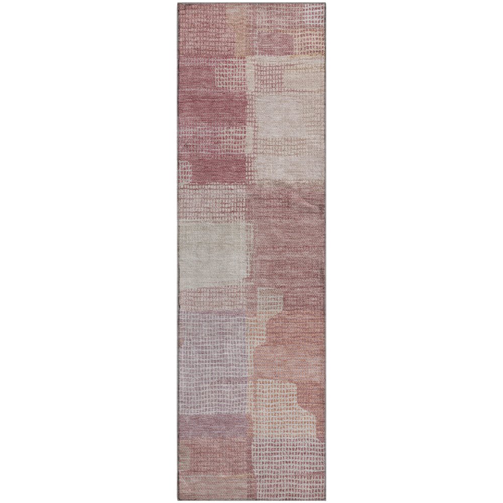 Luxury Washable Indoor/Outdoor Ravenna Blush 2'3" x 7'6" Runner Rug