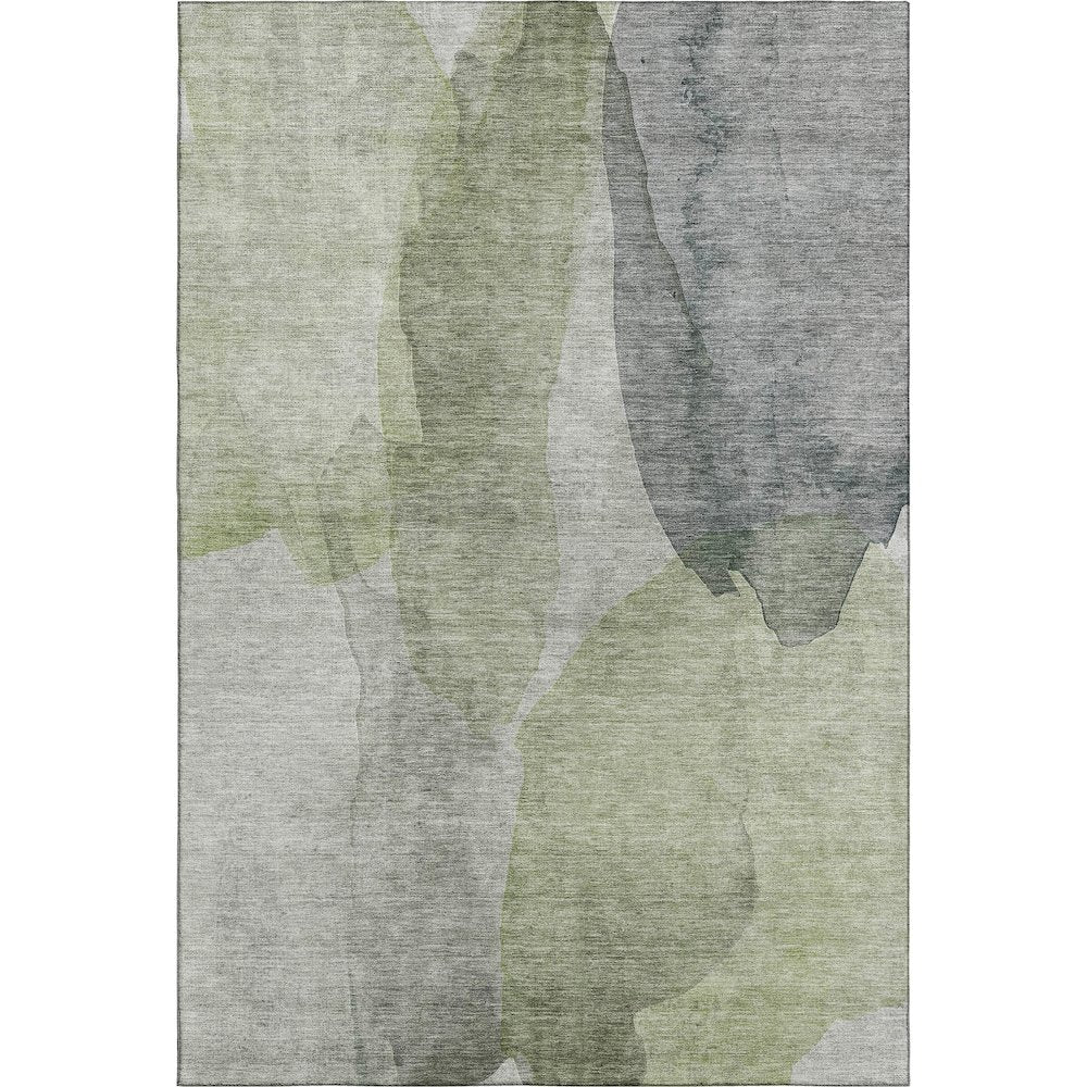 Luxury Washable Indoor/Outdoor Ravenna Fern 2'6" x 3'10" Rug