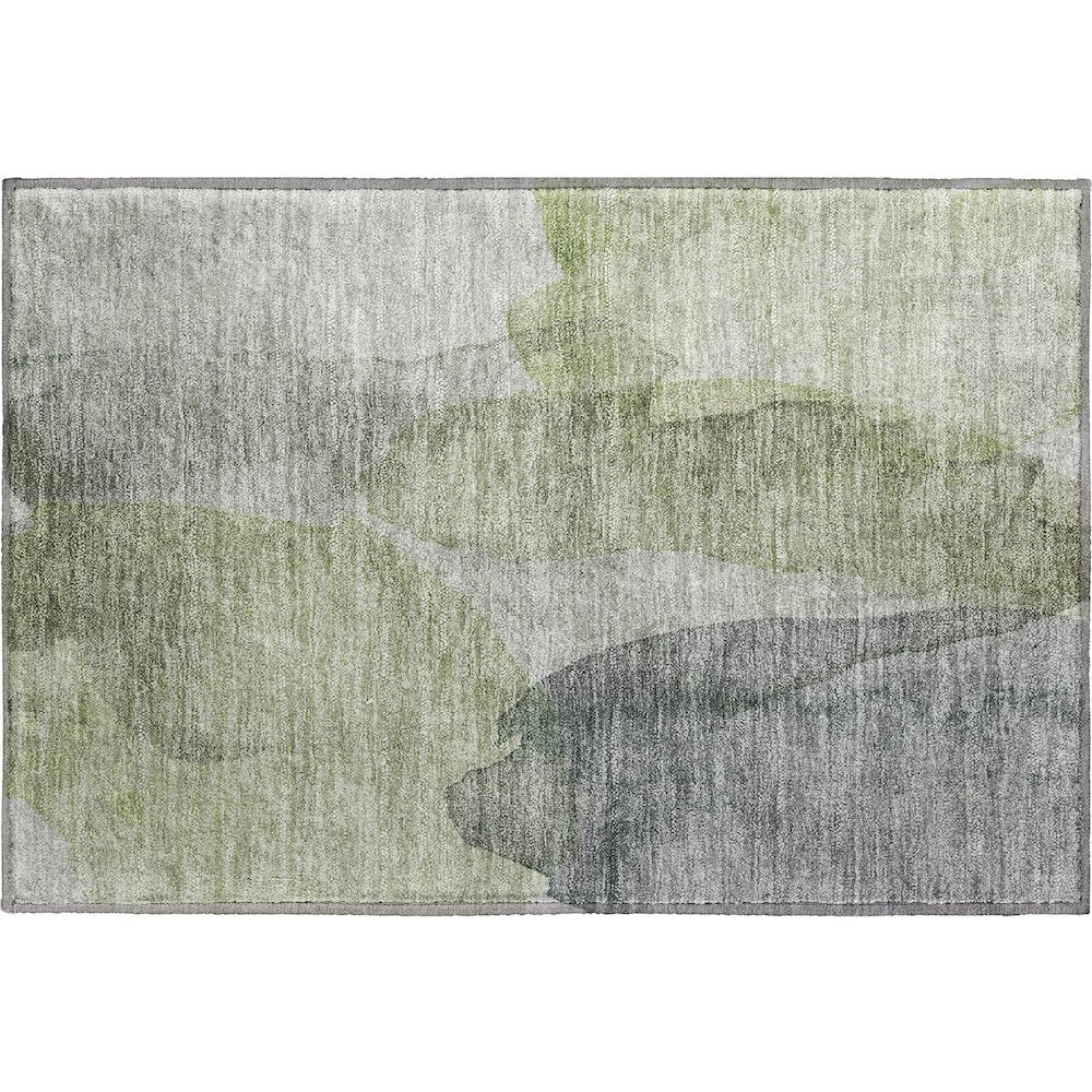 Luxury Washable Indoor/Outdoor Ravenna Fern 1'8" x 2'6" Rug