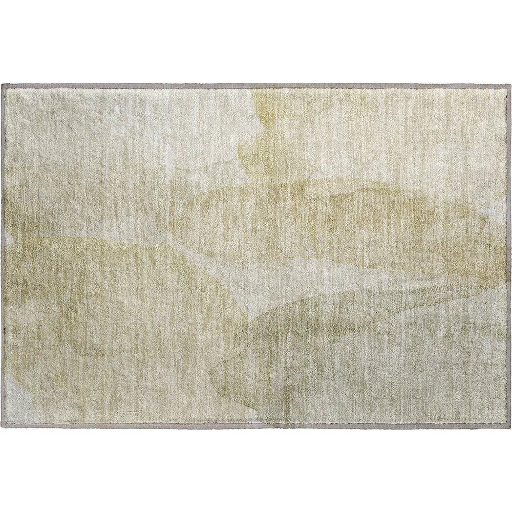 Luxury Washable Indoor/Outdoor Ravenna Putty 1'8" x 2'6" Rug
