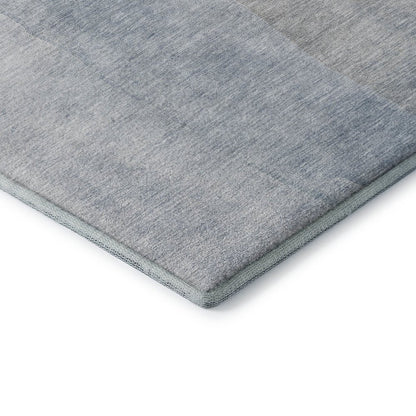 Luxury Washable Indoor/Outdoor Ravenna Sky 1'8" x 2'6" Rug
